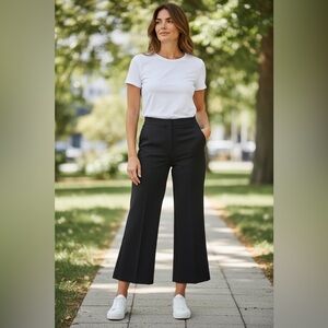 Veronica Beard Black Flare Pants